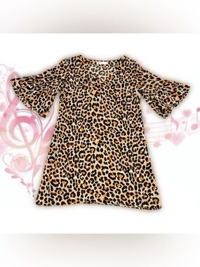 buenos ninos leopard print dress